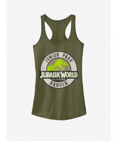 Universal Jurassic Park Junior Ranger Badge Girls Tank $5.98 Tanks