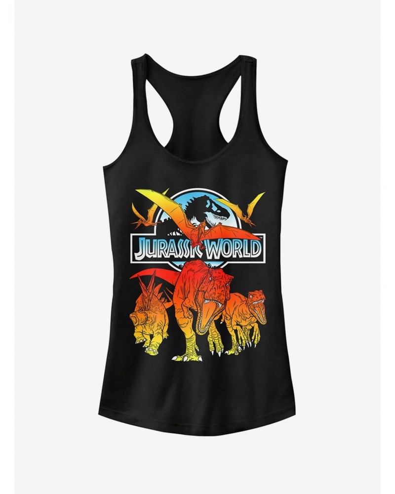 Jurassic World Fallen Kingdom Fire Dinosaurs Girls Tank $7.57 Tanks