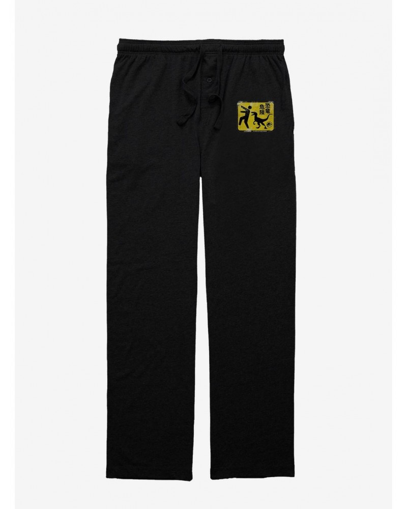 Jurassic World Raptor Yellow Sign Pajama Pants $8.96 Pants