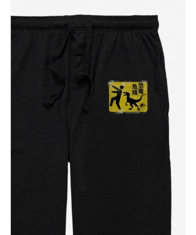 Jurassic World Raptor Yellow Sign Pajama Pants $8.96 Pants