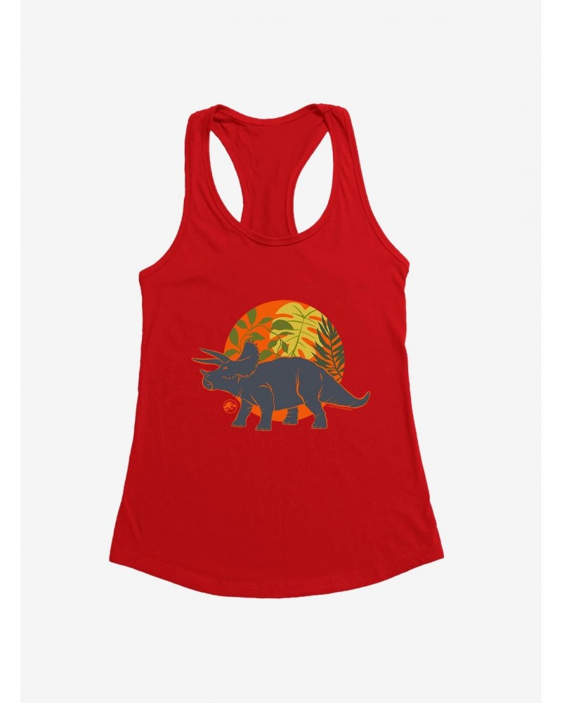 Jurassic World Triceratops Sunset Habitat Girls Tank $8.96 Tanks