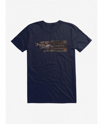 Jurassic World Dominion Raptor Escape T-Shirt $6.69 T-Shirts