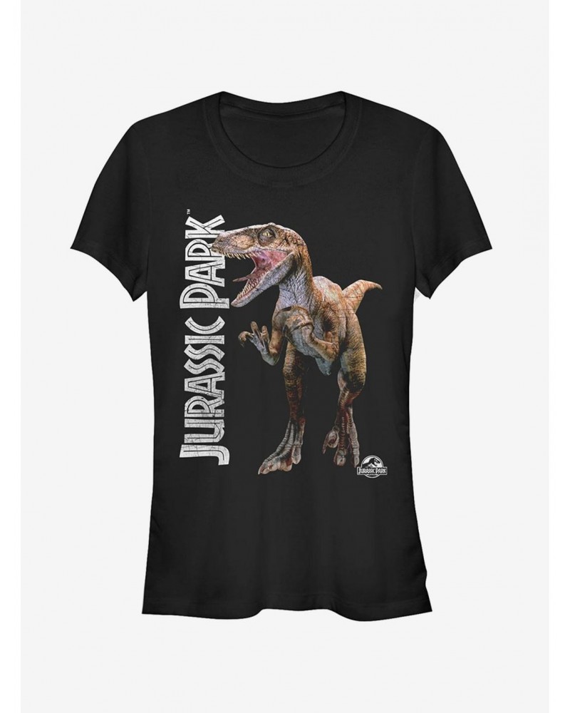 Velociraptor Logo Girls T-Shirt $8.76 T-Shirts