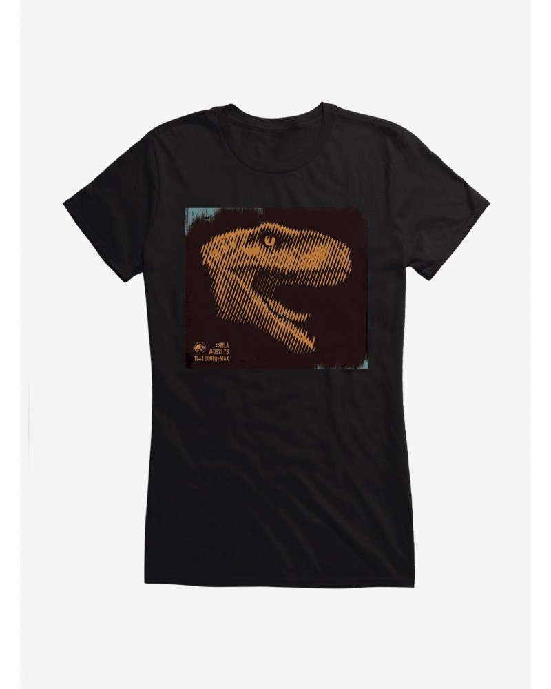 Jurassic World Dominion Atrociraptor Roar Girls T-Shirt $6.77 T-Shirts