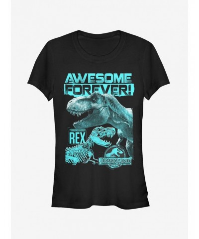 Jurassic World Fallen Kingdom Forever T.Rex Girls T-Shirt $6.97 T-Shirts