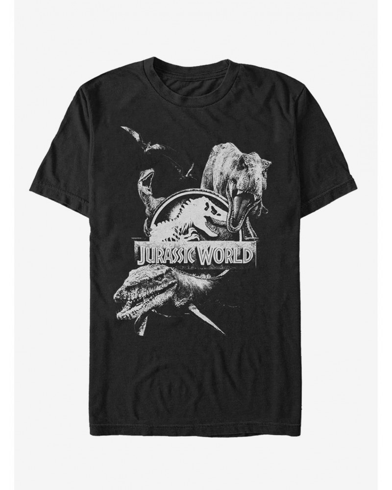 Jurassic World Fallen Kingdom Logo Attack T-Shirt $9.56 T-Shirts