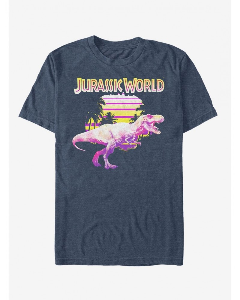 Retro T. Rex Sunset T-Shirt $8.22 T-Shirts