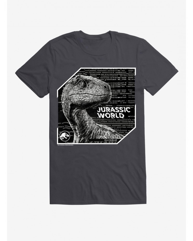 Jurassic World Isla Nublar Data T-Shirt $8.03 T-Shirts