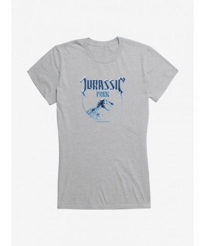 Jurassic Park JP Metal Girls T-Shirt $9.96 T-Shirts