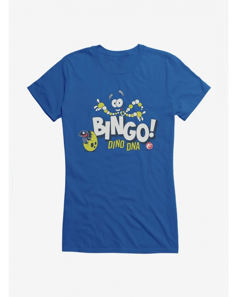 Jurassic World Bingo Dino DNA Girls T-Shirt $6.18 T-Shirts