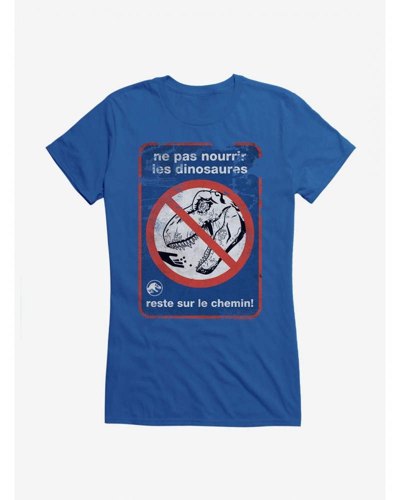 Jurassic World Dominion Do Not Feed Girls T-Shirt $7.97 T-Shirts