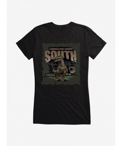 Jurassic World: Camp Cretaceous Going South Chaos Baryonyx Girls T-Shirt $7.57 T-Shirts