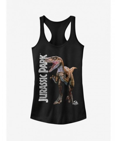 Velociraptor Logo Girls Tank $9.16 Tanks