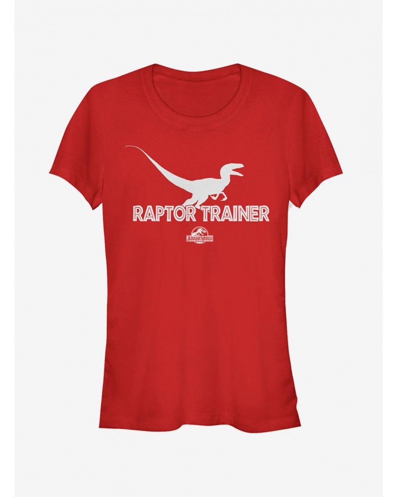 Raptor Trainer Silhouette Girls T-Shirt $7.37 T-Shirts