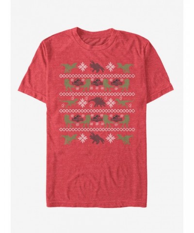 Velociraptor Ugly Christmas Sweater T-Shirt $6.88 T-Shirts