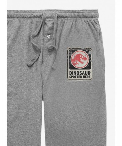 Jurassic World Dinosaur Spotted Sign Pajama Pants $9.36 Pants