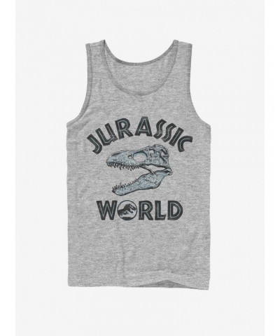 Jurassic World Fallen Kingdom Skeleton Logo Tank $8.57 Tanks