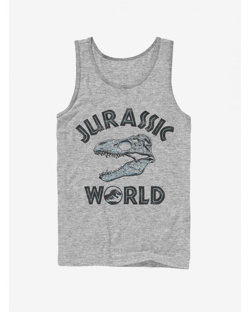 Jurassic World Fallen Kingdom Skeleton Logo Tank $8.57 Tanks