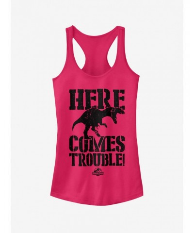 Here Comes Trouble Girls Tank $7.77 Tanks