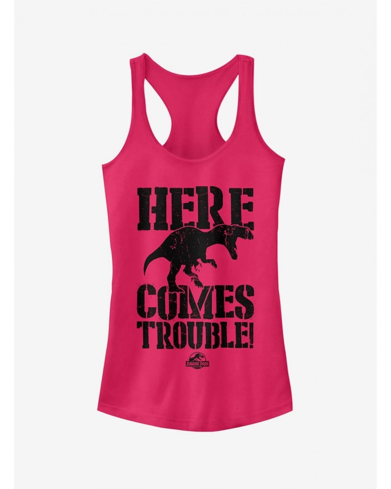 Here Comes Trouble Girls Tank $7.77 Tanks