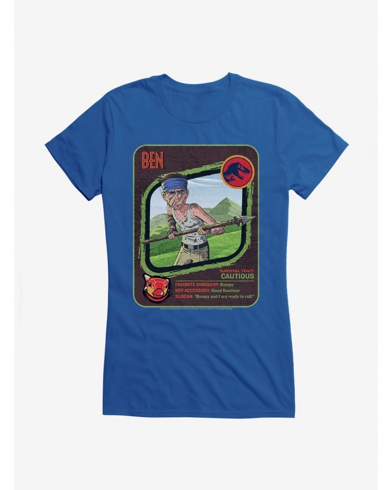 Jurassic World: Camp Cretaceous Ben Traits Girls T-Shirt $9.76 T-Shirts