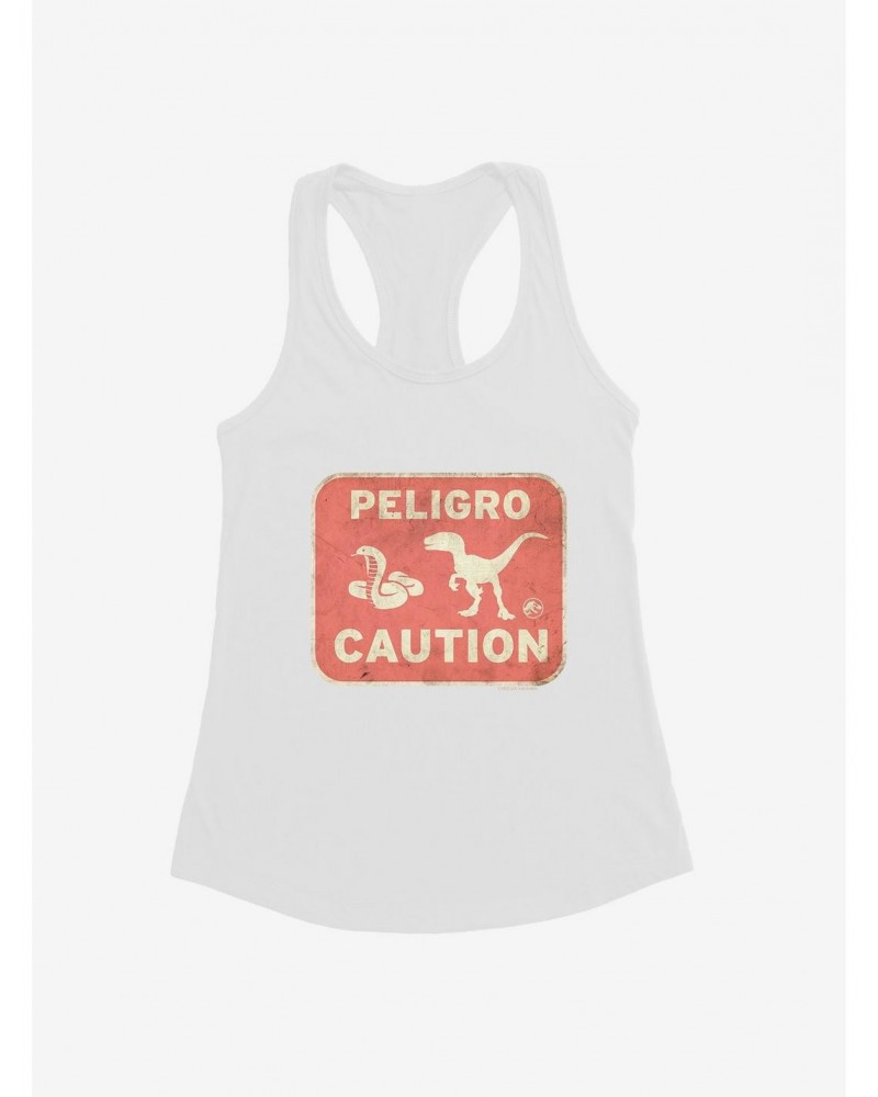 Jurassic World Dominion Caution Girls Tank $5.98 Tanks