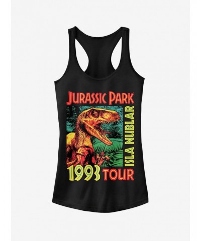 Raptor '93 Isla Nublar Tour Girls Tank $9.96 Tanks