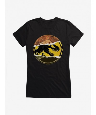 Jurassic World Torn Logo Girls T-Shirt $7.77 T-Shirts