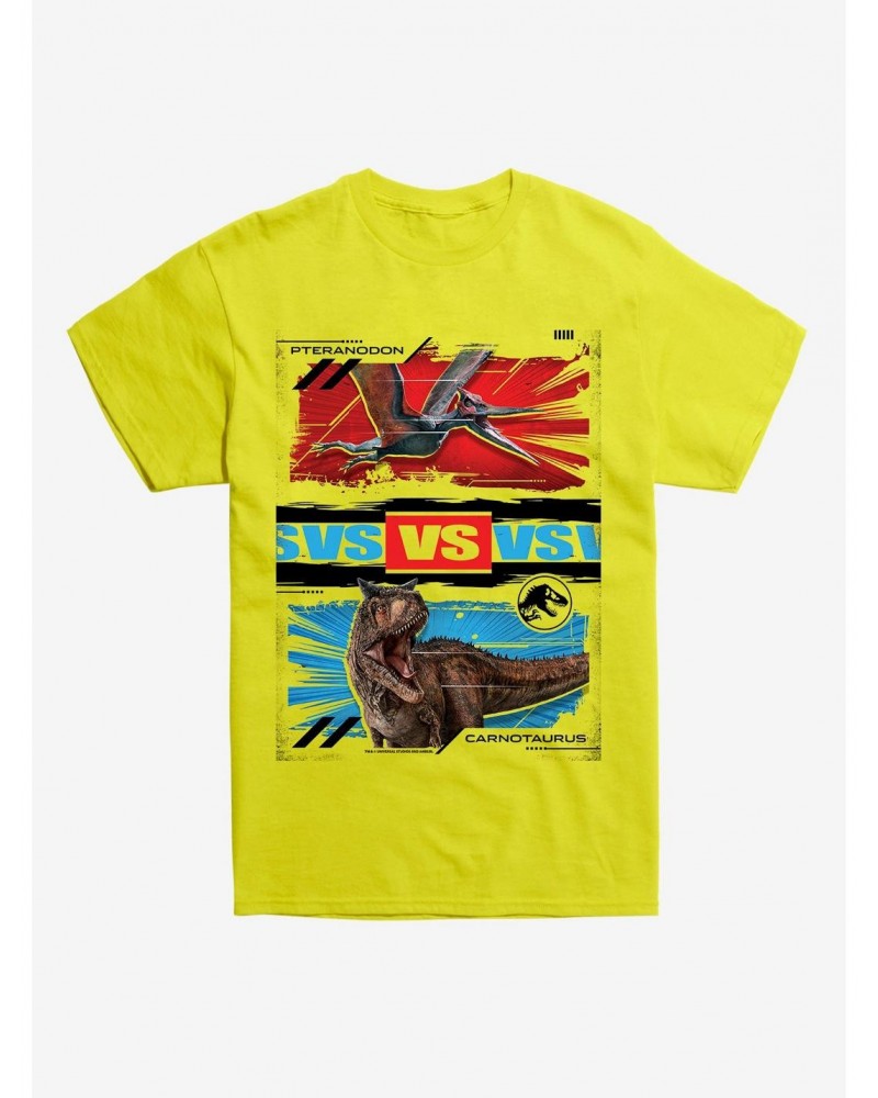 Jurassic World Pteranodon Vs. Carnotaurus T-Shirt $5.74 T-Shirts