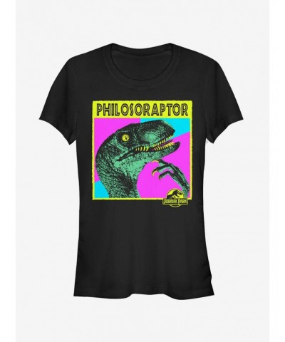 Philosoraptor Girls T-Shirt $5.98 T-Shirts