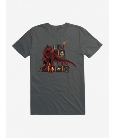 Jurassic World Dominion Raptor Crate Breaking T-Shirt $7.07 T-Shirts