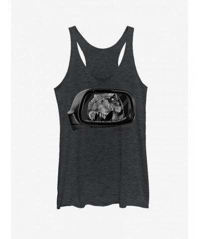 T. Rex in Rearview Mirror Girls Tank $7.87 Tanks