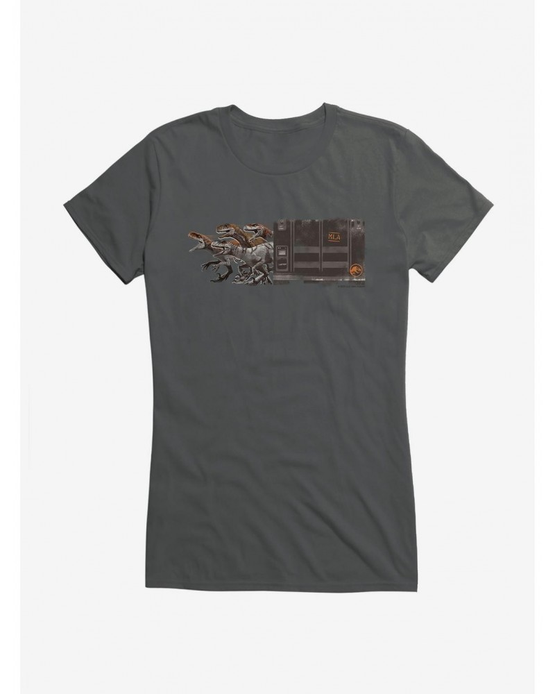 Jurassic World Dominion Raptor Escape Girls T-Shirt $6.77 T-Shirts