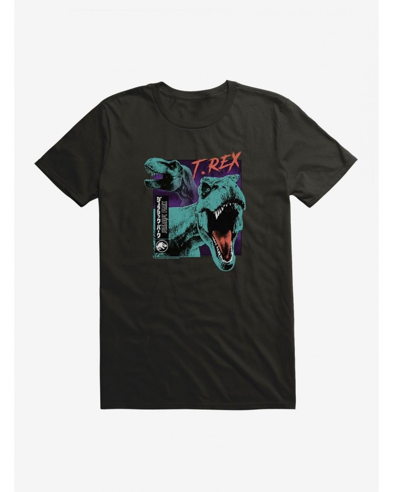 Jurassic Park Trex Duel T-Shirt $8.22 T-Shirts