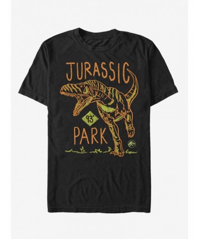 T. Rex Crayon Print T-Shirt $6.88 T-Shirts