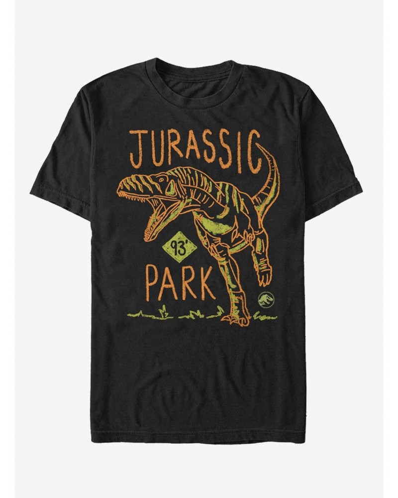 T. Rex Crayon Print T-Shirt $6.88 T-Shirts