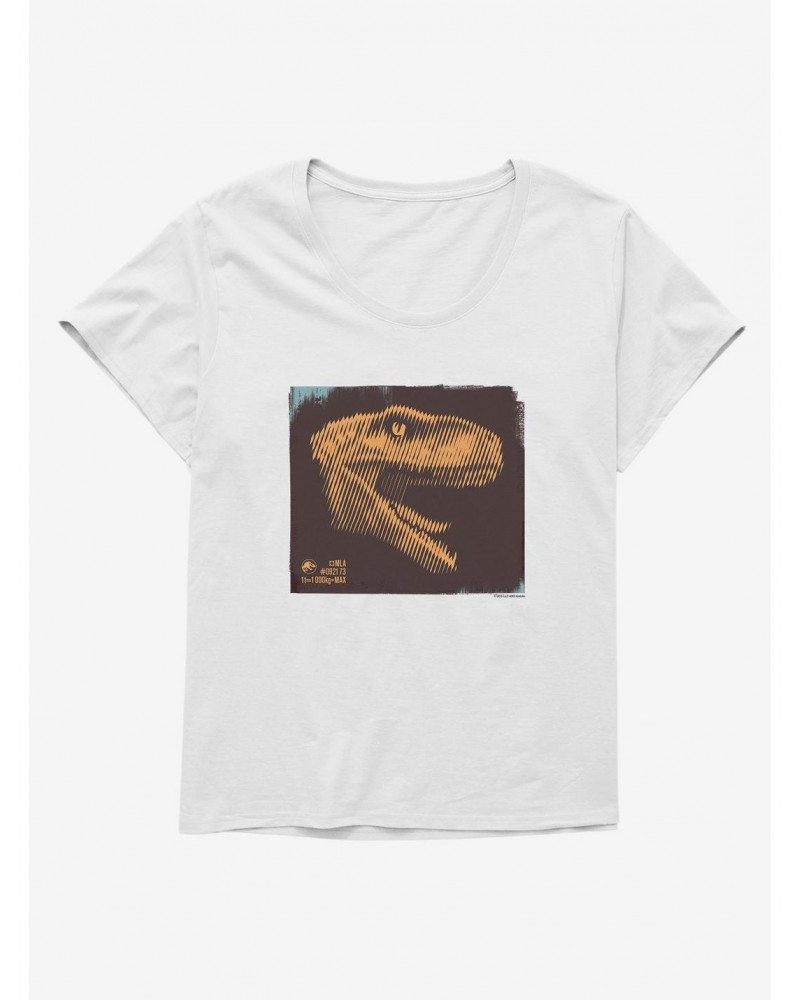 Jurassic World Dominion Atrociraptor Roar Girls T-Shirt Plus Size $9.33 T-Shirts