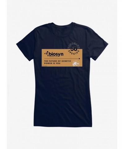 Jurassic World Dominion: BioSyn Future Of Genetics Girls T-Shirt $7.37 T-Shirts