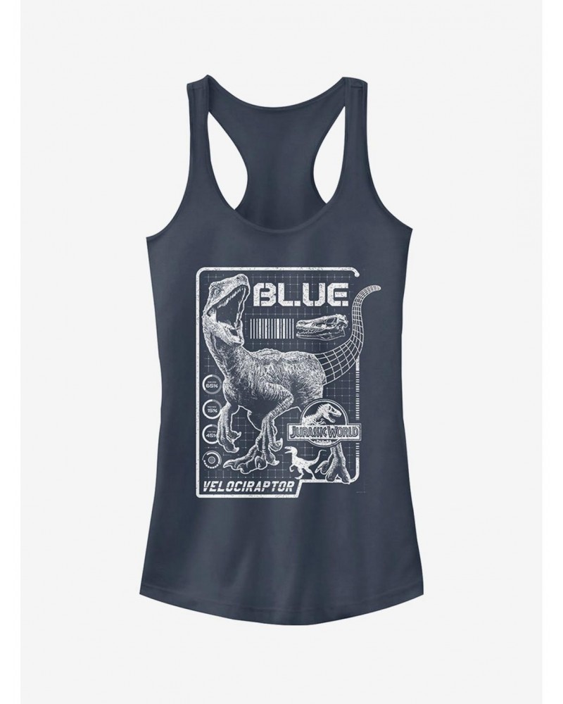 Jurassic World Fallen Kingdom Blue Details Girls Tank $9.56 Tanks