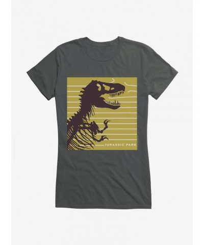 Jurassic Park T-Rex Line Break Girls T-Shirt $6.97 T-Shirts