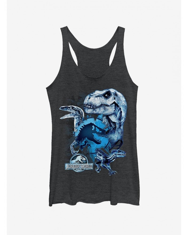 Jurassic World Fallen Kingdom Dinosaur Frost Girls Tank $6.84 Tanks