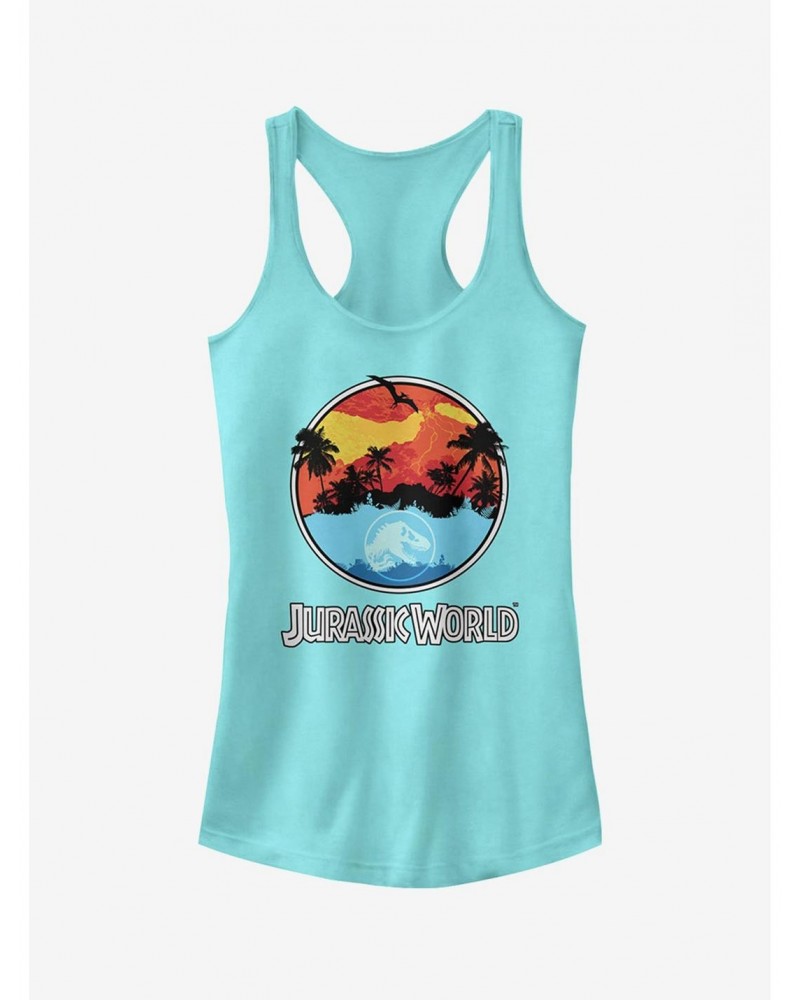 Jurassic World Fallen Kingdom Apocalypse Logo Girls Tank $7.17 Tanks