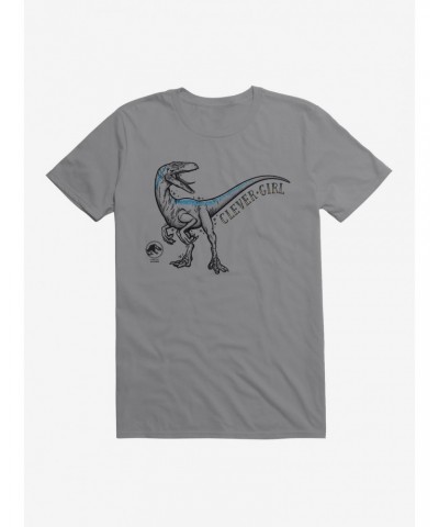 Jurassic World Clever Girl Illustrated T-Shirt $6.31 T-Shirts