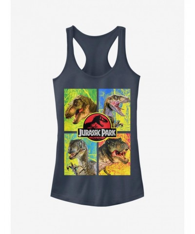 T. Rex and Velociraptor Girls Tank $9.16 Tanks