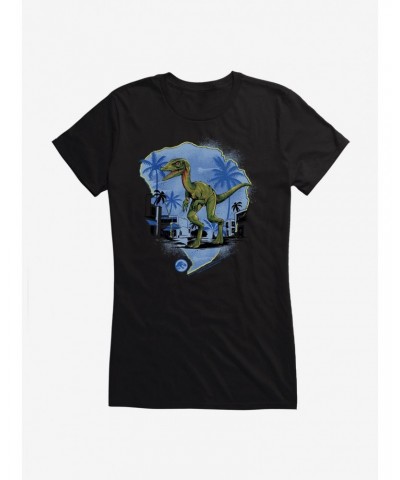 Jurassic World: Camp Cretaceous Raptor Isla Nublar Girls T-Shirt $8.37 T-Shirts