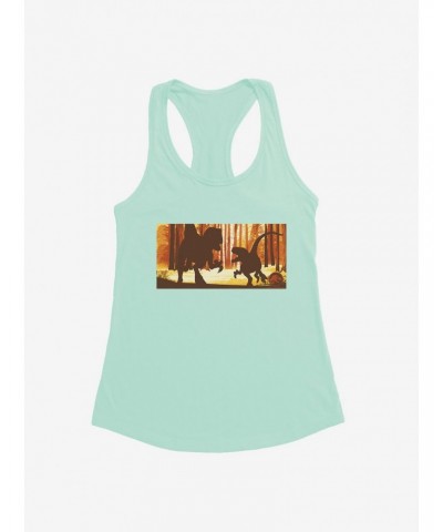 Jurassic World Dominion Dinosaur Shadows Girls Tank $8.57 Tanks