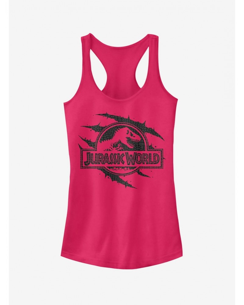 Jurassic World Fallen Kingdom Logo Scales Slash Girls Tank $8.96 Tanks