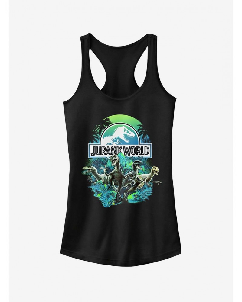 Dinosaur Nature Scene Girls Tank $5.98 Tanks