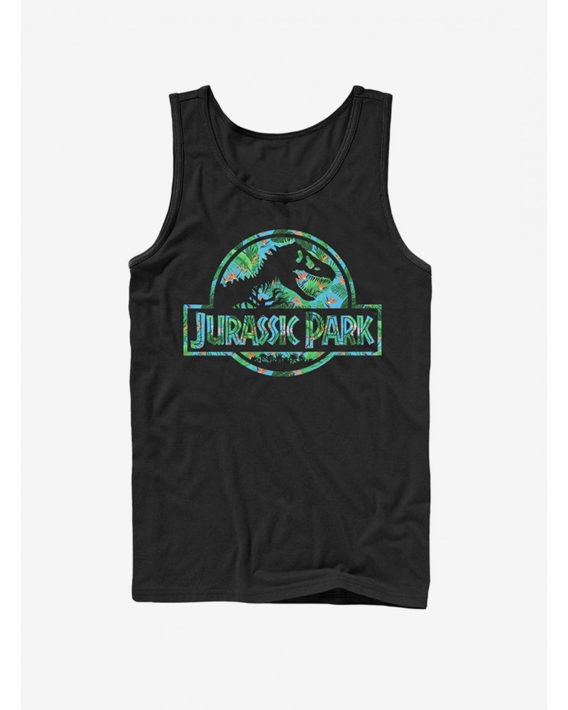 Floral T Rex Logo Tank $8.76 Tanks