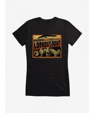 Jurassic World: Camp Cretaceous Greetings From Lookout Point Girls T-Shirt $9.16 T-Shirts